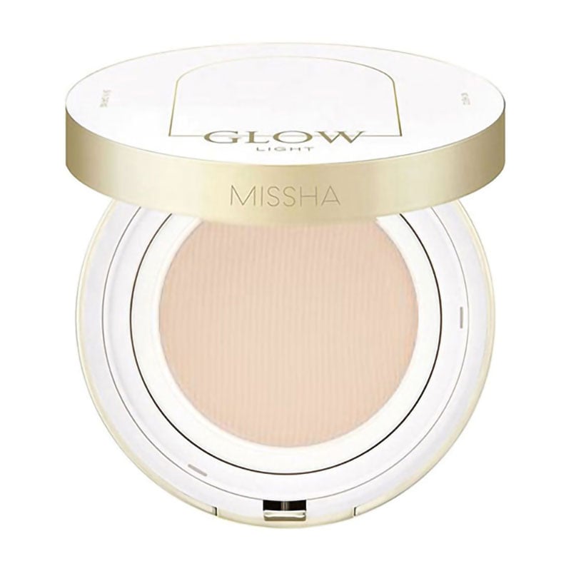 Зволожувальний тональний кушон для обличчя Missha Glow Cushion Light, SPF 37, 21P Fair, 14 г
